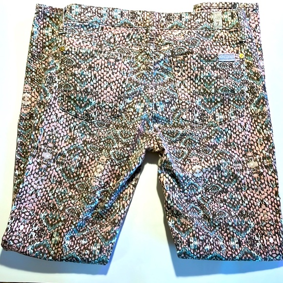 7 for all Mankind snake print skinny jean - Picture 3 of 6